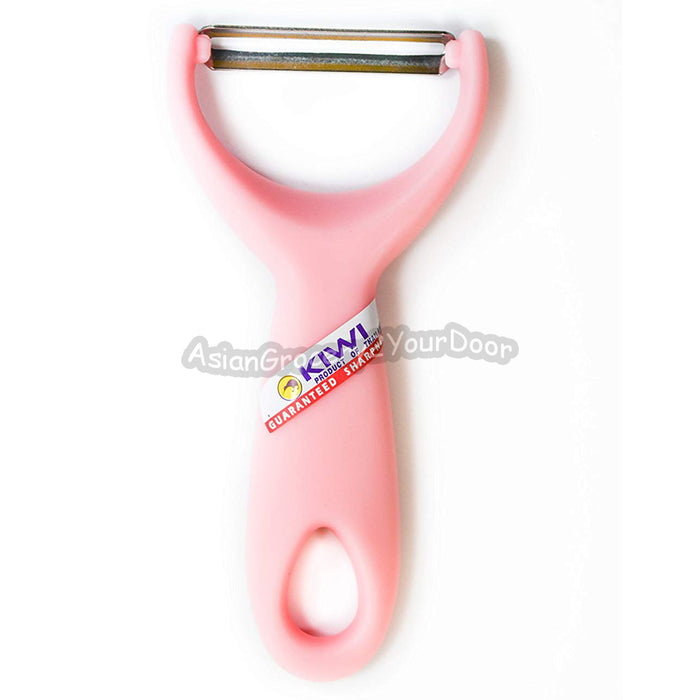 Kiwi Brand Pink Pro Slice Knife Peeler GUARANTEED SHARP